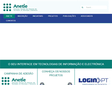 Tablet Screenshot of anetie.pt